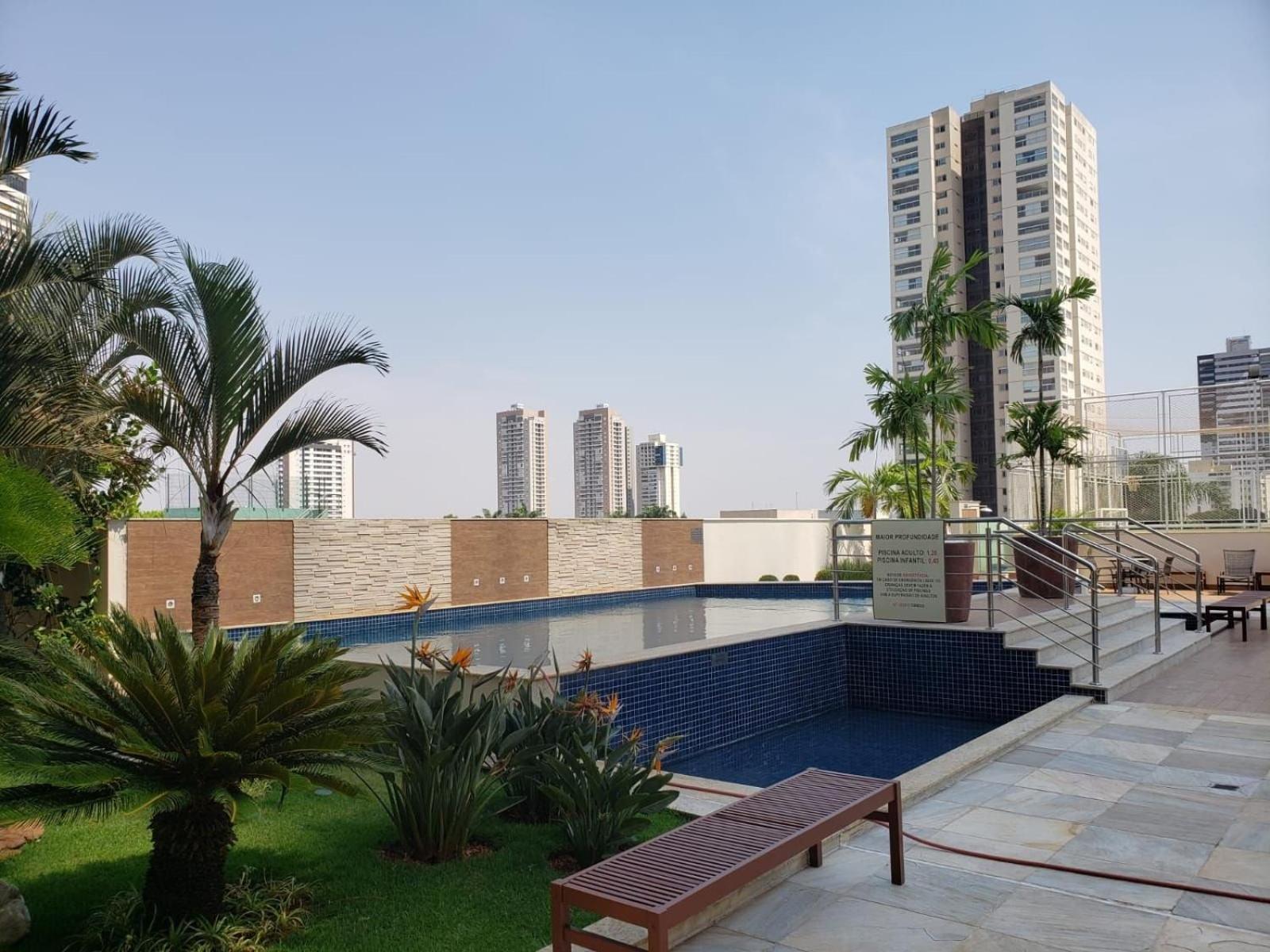 Moderno Flat Com Vista Para O Parque Vaca Brava Goiania Ngoại thất bức ảnh